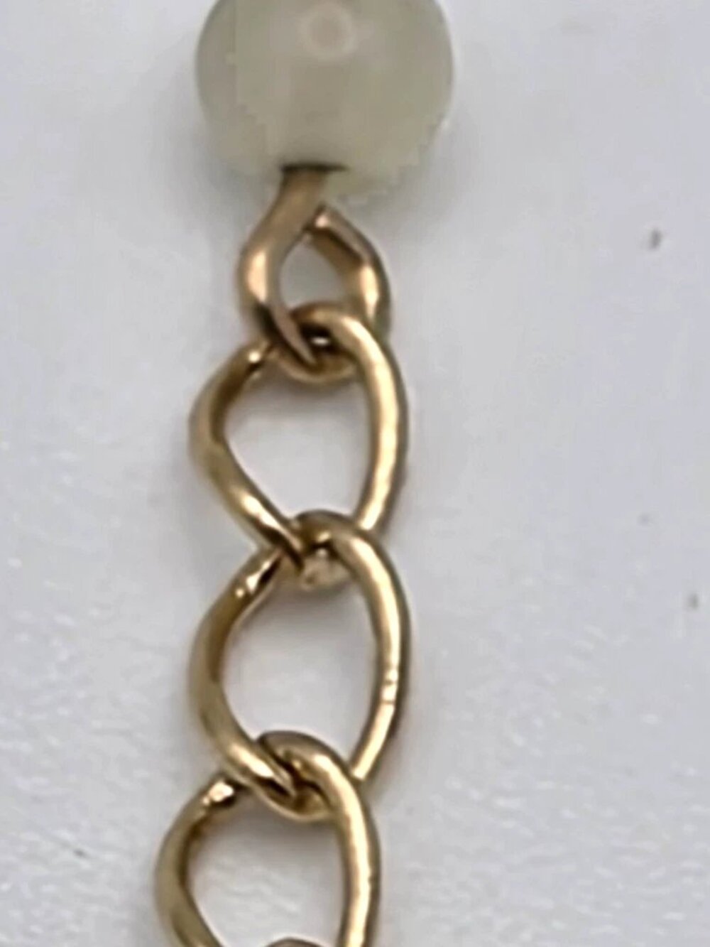 Aqua Multi Strand Cord Gold Tone Tube Bracelet SHB Shofel Bros Vintage - Picture 7 of 10